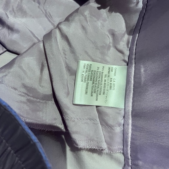ESCADA sport lilac wide leg pant size 36 velvet - Picture 6 of 12